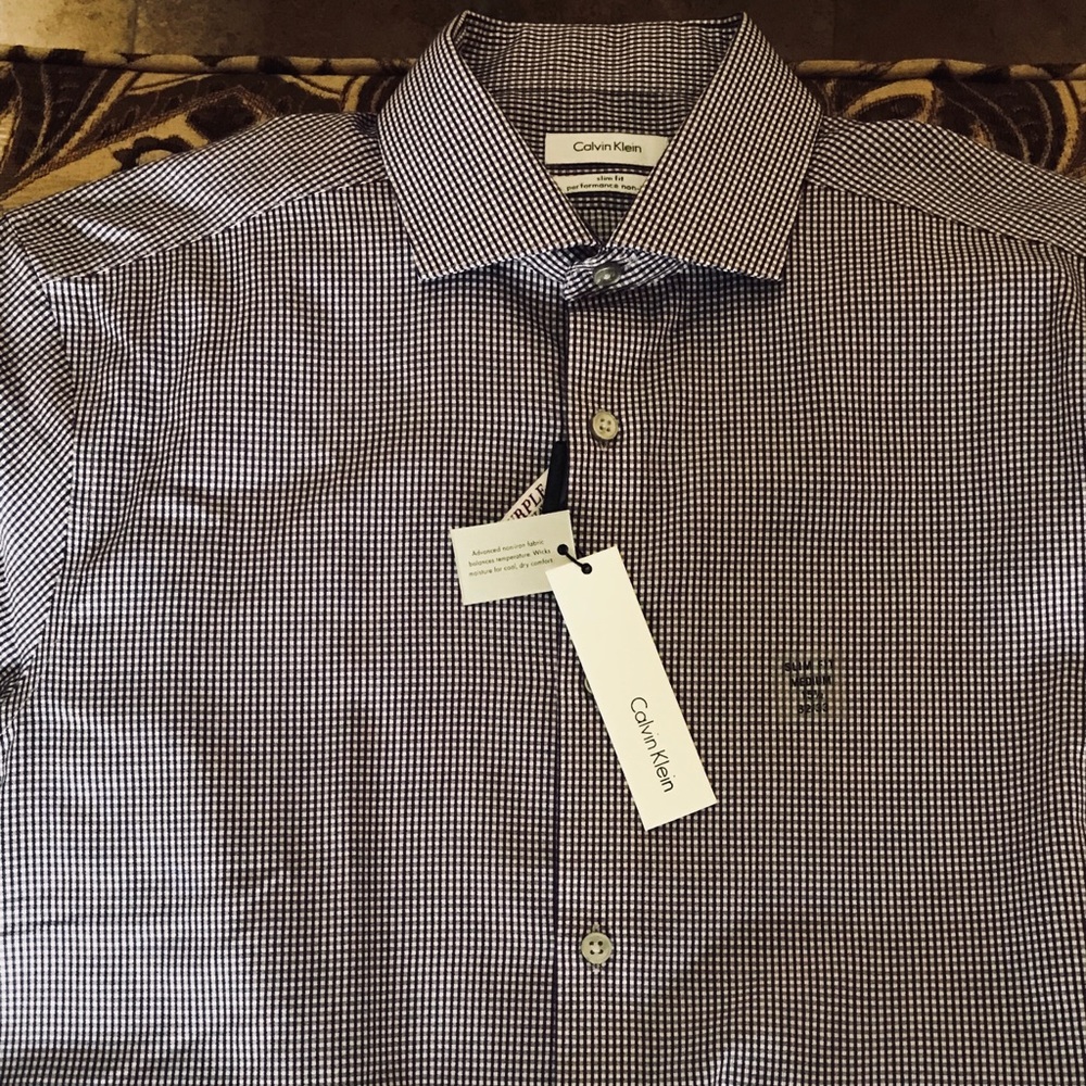 New Calvin Klein dress shirt slim fit